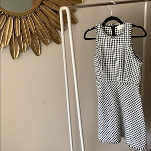 Like new Storia Plaid fringed dress